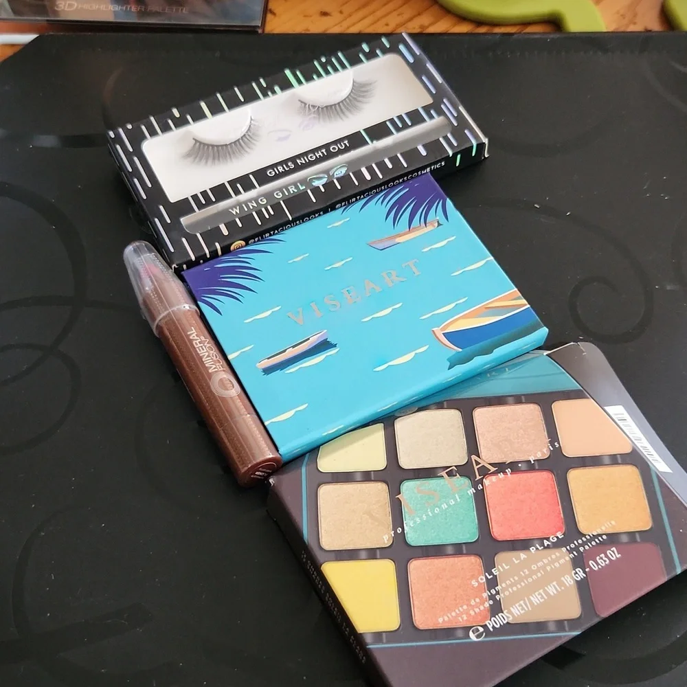 Viseart soleil la plage eyeshadow make up bundle new